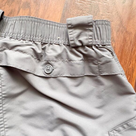 AFTCO Nylon Shorts 40” Grey Outdoor Fishing Camping Cargo Outdoor Hiking Stretch - Picture 15 of 16